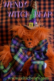 Wendy Witch Bear Witch's hat Halloween 1000 005